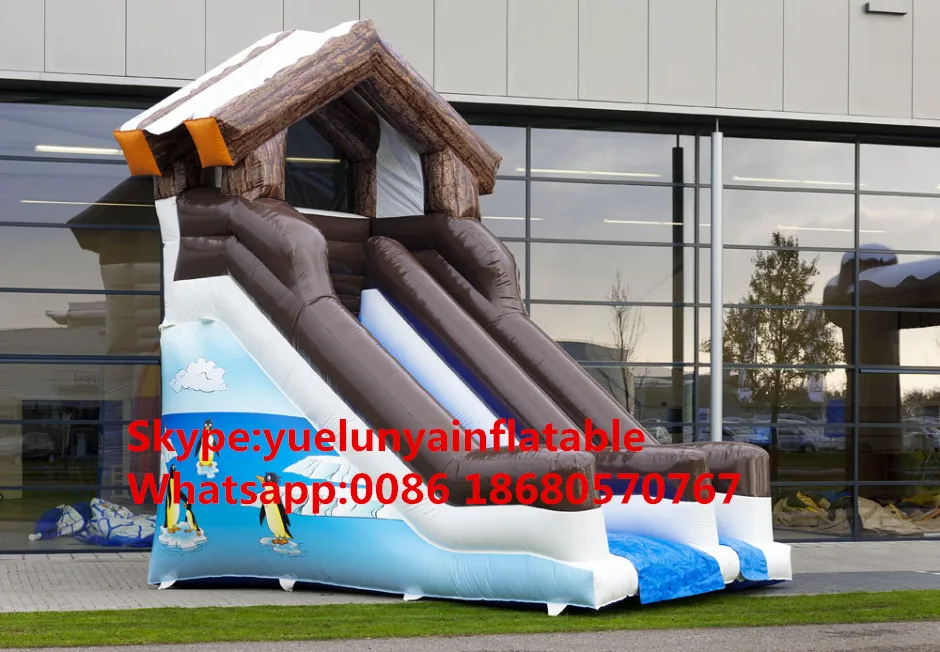 manufacturers selling inflatable slides Snow penguin Inflatable castle KY-670 | Спорт и развлечения