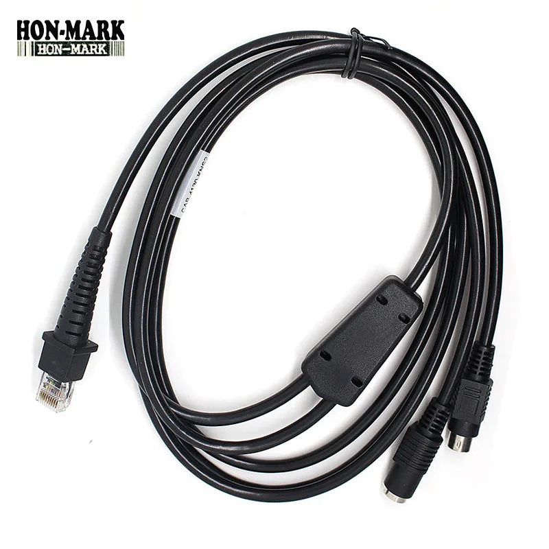 

HON-MARK GD4130 Scanner 2m PS2 Keyboard Wedge USB Cable For Datalogic D100 D130 GD4130 GD4400 2130 Barcode Scanner Reader