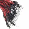 Qty 10-LED Diode Beads Lights Lamp Bulb- 5mm pre wired 3V 6V 12V 24V volt leds- Round Top For DIY Car Boat Toys Flashing Parties ► Photo 1/4