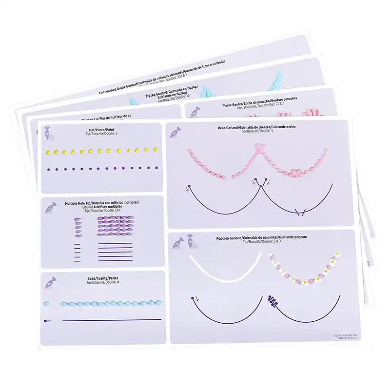 Wilton Deluxe Practice Board Set Wilton Cake Tool Decorating Tip