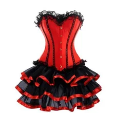 Sexy Corset Dress Waist Corsets And Bustiers Hot Shapers Steampunk Skirt Gothic Waist Corsets Women Corpete Corselet