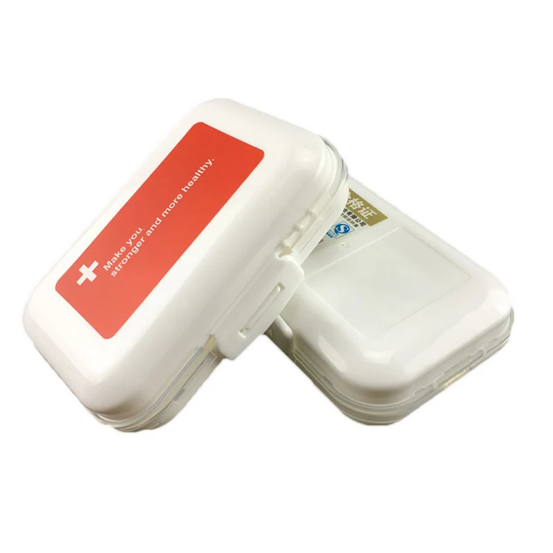 

2-piece suit Moistureproof Pill Cases Pill Organizer Medicine Box Drugs Pill Container Multilayer