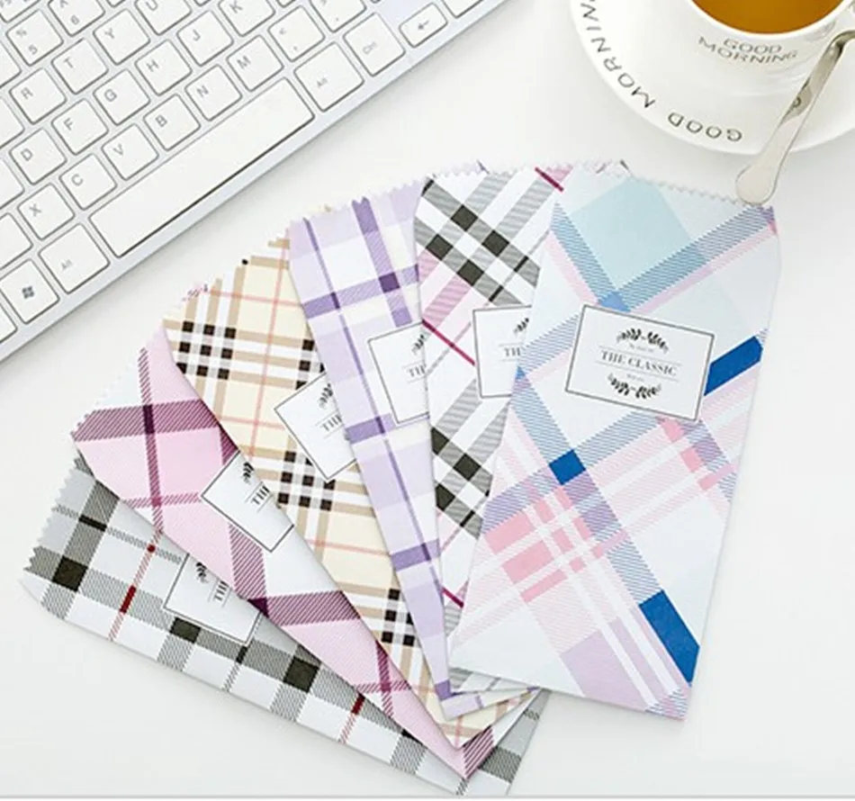 Новый 5 шт./компл. Модные Точки и проверить канцелярские бумажные конверты