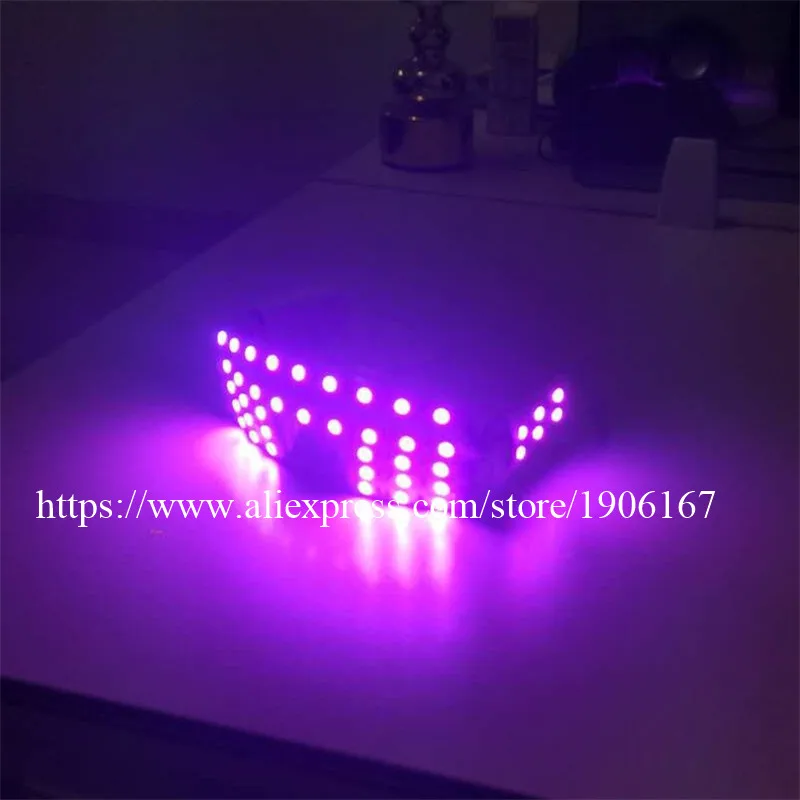 Free shipping LED Glasses, Laser Glasses For Nightclub Nerformers Party Dancing Glowing Spiderman Mask Glasses08