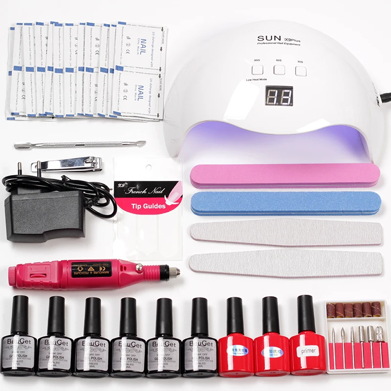 

6W/36W/48W Nail Lamp Led Uv for Manicure Set Tools 6 Colors Nail Polish Gel Varnish All for Manicure Nails Design