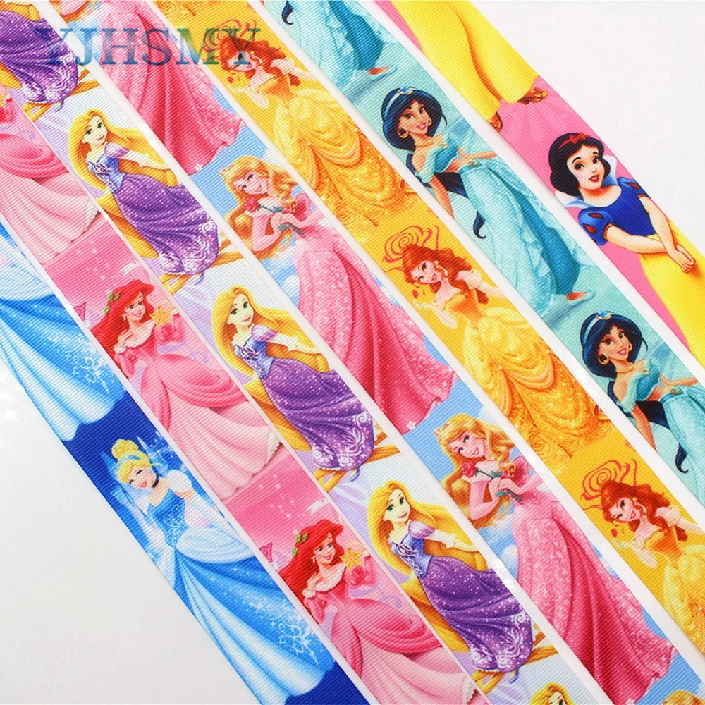 YJHSMY D 171103 533 10 ярдов 25 мм мультфильм печатных grosgrain ленты DIY ручной работы