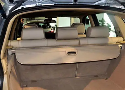 

For BMW X5 E70 08-13 Beige Retractable Boot Trunk Shield Cargo Cover Organizer