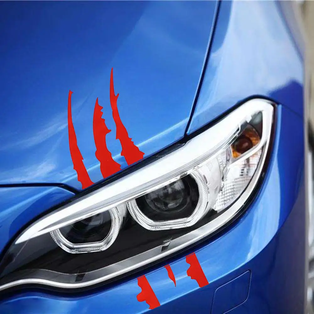 Headlight Scratch Funny Car  Window  Bumper Graphic Scratch 