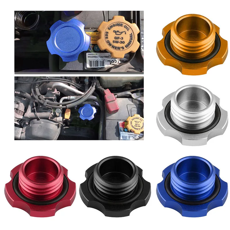 

Racing Oil Fuel Filler Cap Aluminum For Subaru WRX STi GC GD GF GG GE GH