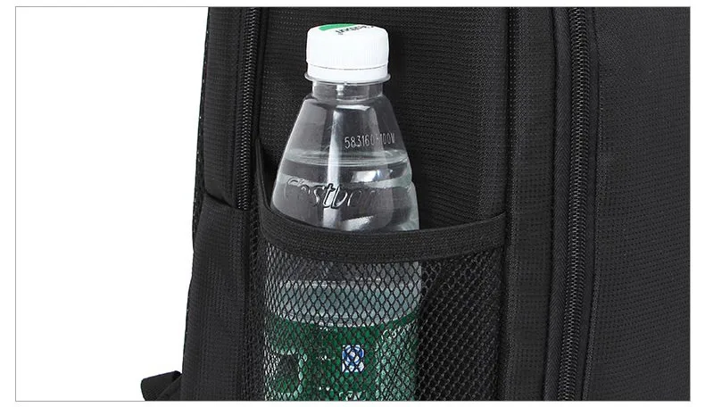 mochila com capa de chuva portátil 15.6