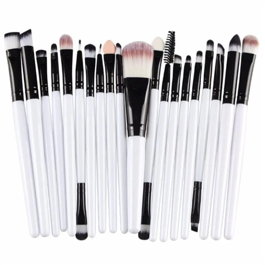 2017 20 pcs Makeup Brush Set tools Make up Toiletry Kit Wool Make Up