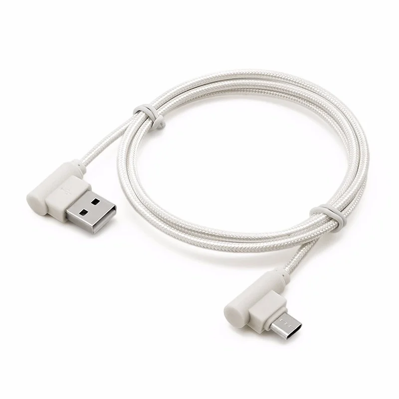 USB 3,1 type C Мужской 90 градусов под прямым углом к USB 2,0 Тип Быстрая зарядка и синхронизация данных нейлоновые плетеные кабели для мобильных телефонов горячая распродажа
