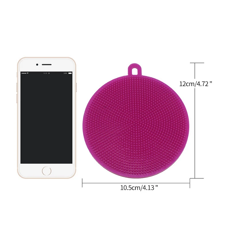 Silicona Limpieza cepillo Limpieza Hogar cepillo para Limpieza de Pan suave colgar cocina accesorios herramientas de Limpieza del Hogar