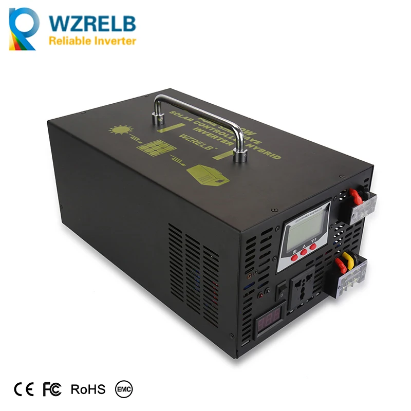 

Continuous power 2500w pure sine wave solar inverter 24V to 220V off-grid pure sine wave solar inverter solar converter