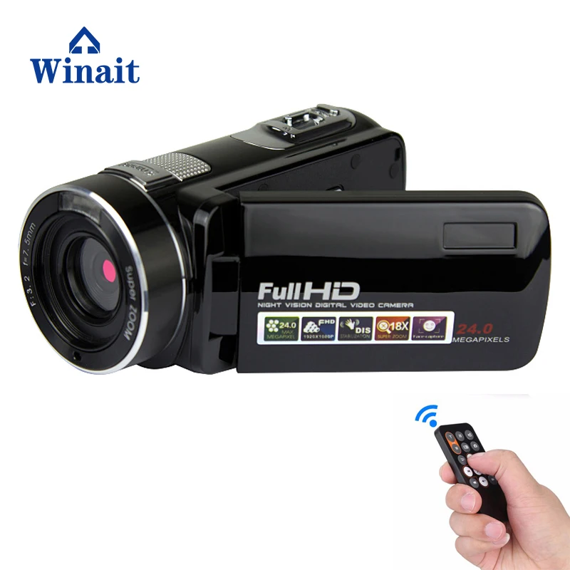 Winait full hd 1080p Цифровая видеокамера ночного видения/24MP Цифровая видеокамера