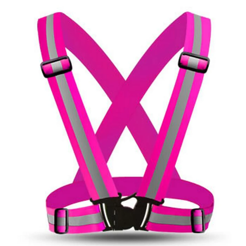 High Reflective Safety Vest belt high visibility Security Reflective elasticated Strips waistcoat belt for bicycle jog running High Reflective Safety Vest belt high visibility Security Reflective elasticated Strips waistcoat belt for bicycle jog running
