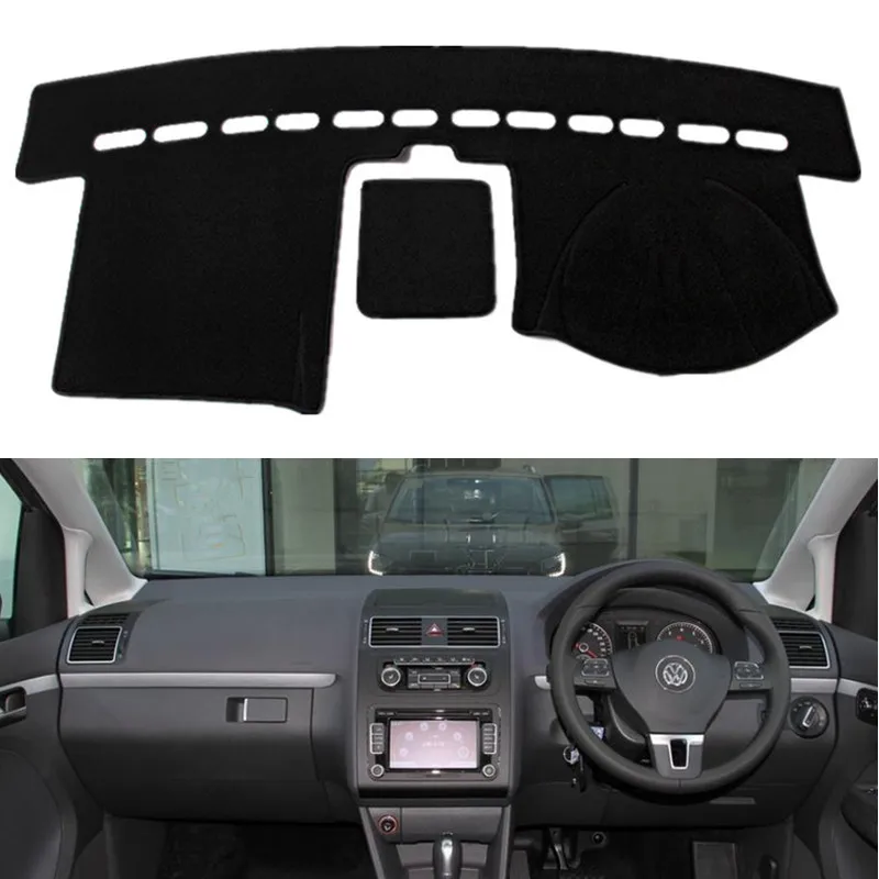 Для Volkswagen VW Touran 2004 2005 2006 2007 2016 приборной панели крышки коврик панель Dashmat тире