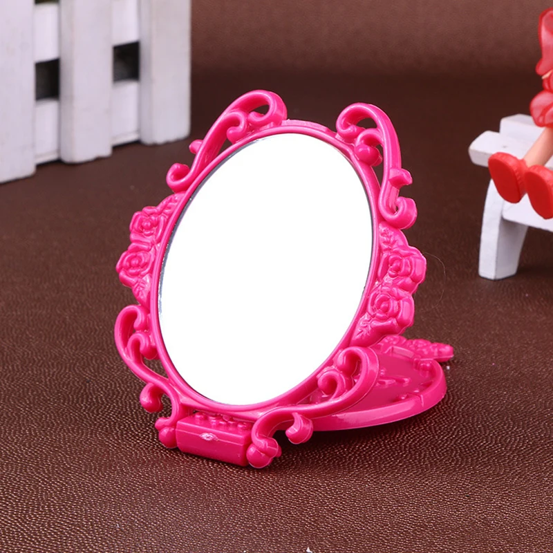 Cute Protable Makeup Mirror Lady Women Butterfly Pocket Circle Mirror