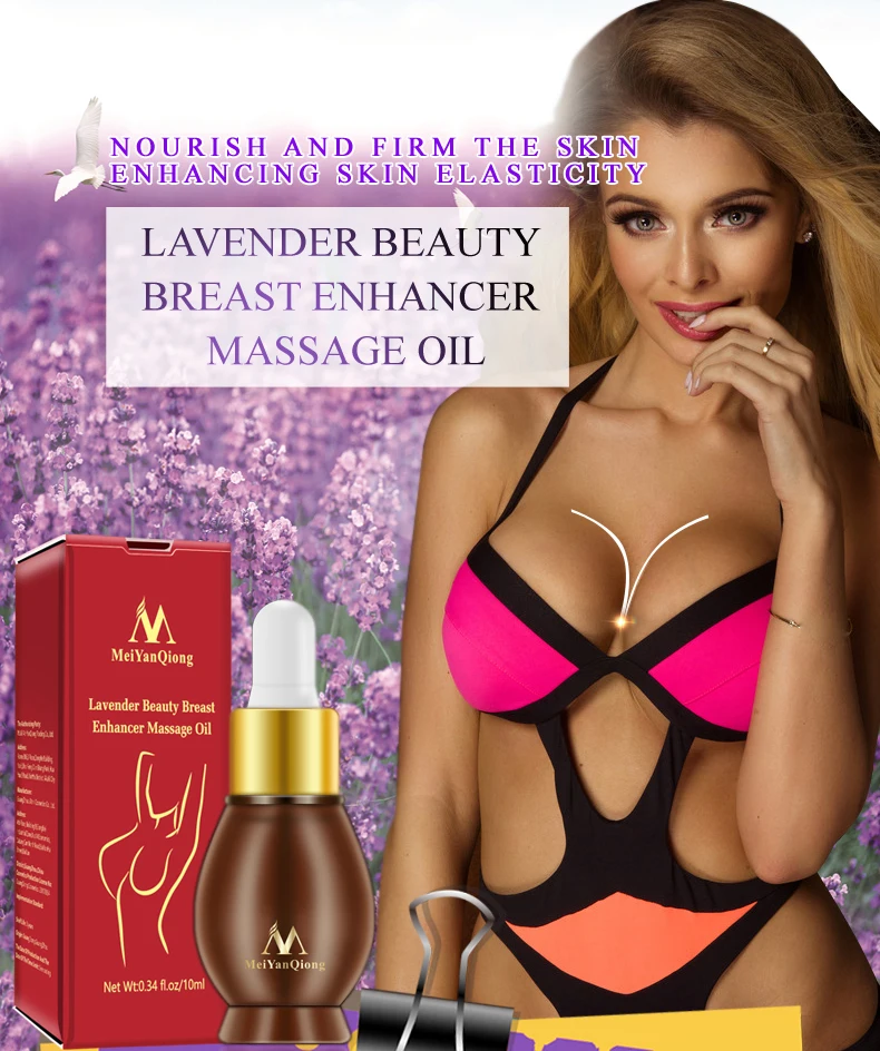 

Natural Plant Type Lavender Breast Enhancement Tightness Big Bust Breast Care Cream Massage Oil Breast Growth Essence TSLM1