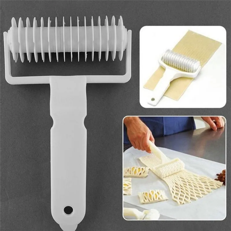 

TTLIFE Pizza Roller Cutter Pie Cookie Cutter Pastry Baking Tools Large Size knife Bakeware Embossing Dough Lattice Cutter Craft