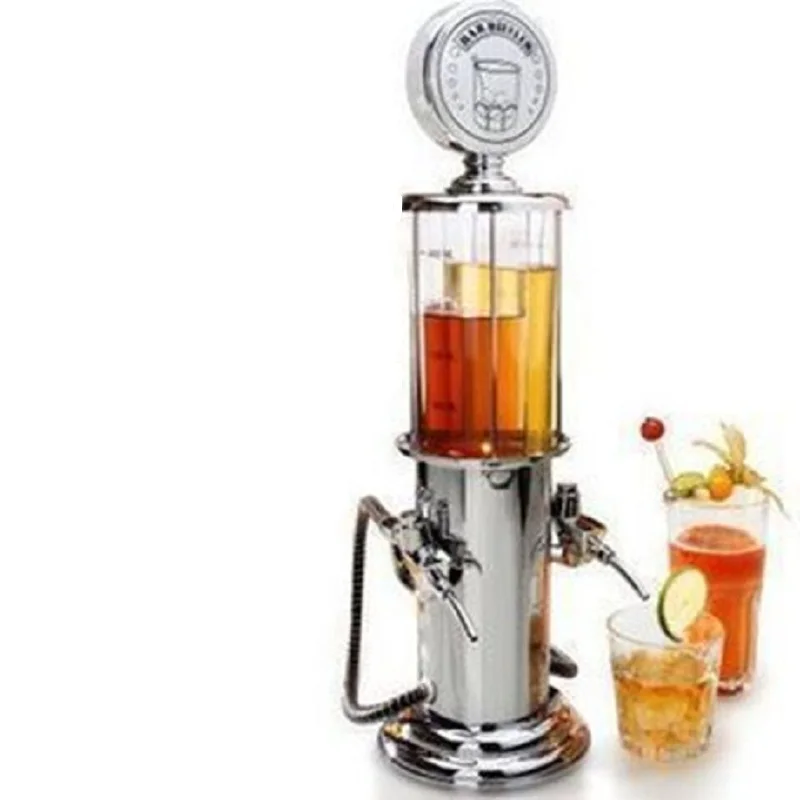 

Creative gas station double gun drinking fountains cannon beer machine bar dedicated wine separator