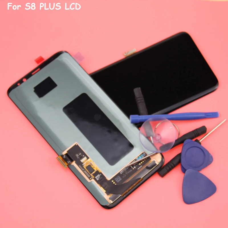 

Black S8 plus LCD Replacement for SAMSUNG Galaxy S8plus G955F Display +Touch Screen Digitizer S8 Plus G955 G955F LCD