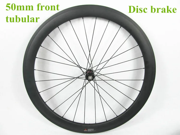 Clearance FSC50TM-25CX Cyclocross 25W*50D carbon wheels Disc brake road tubular wheelset 28H carbon bike wheels hand build Farsports rims 9