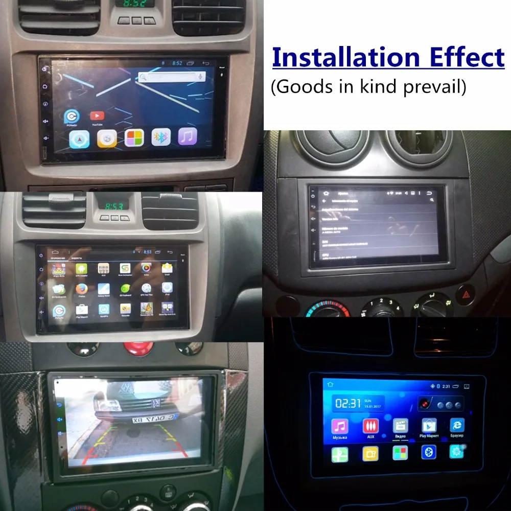 Excellent Panlelo 2 Din Android 6.0 Car Stereo 7 Inch Quad Core Head Unit 1080P GPS Navigation Audio Radio Built in Wi-Fi Bluetooth RDS 7