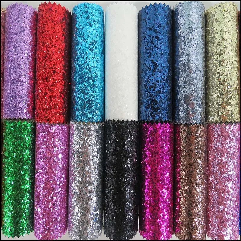 Us 1628 12 Off65cm Width 30mroll Hot Selling Colors Chunky Glitter Wallpaper Use For Salon Shining Glitter Fabric For Home Decor In Wallpapers