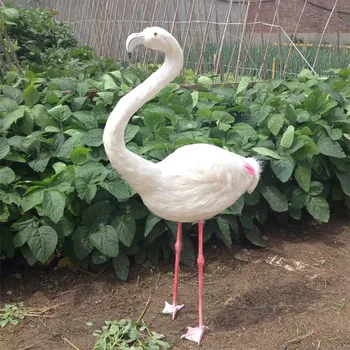 

huge simulation Flamingo model foam& furs big long legs Flamingo model gift about 110cm 2510
