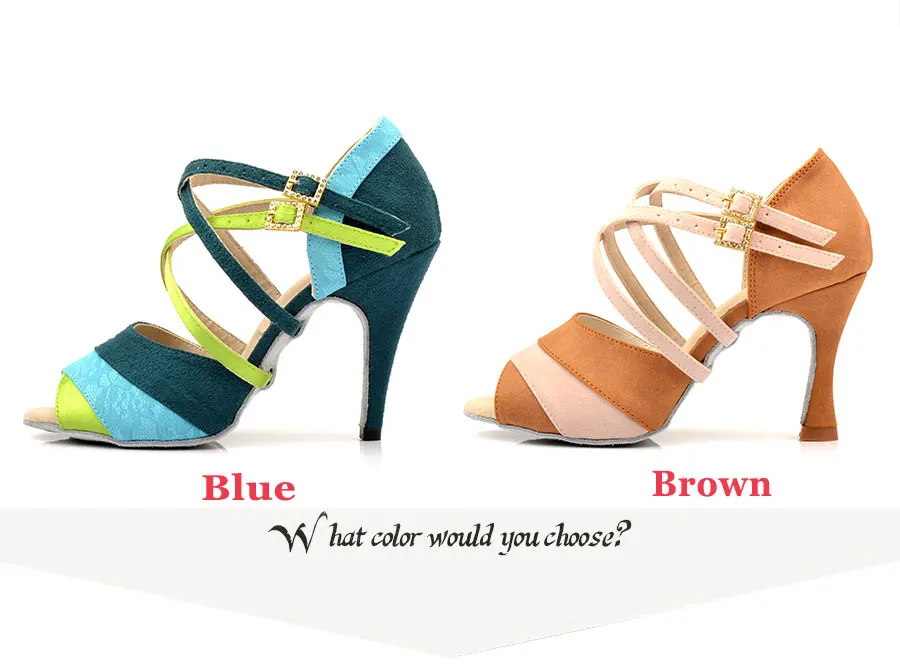 Ladingwu/Новинка; женская обувь для танцев на каблуке; обувь для танго, бальных танцев, латинских танцев, сальсы; женская обувь для танцев; Лидер продаж; цвет коричневый, зеленый; замша