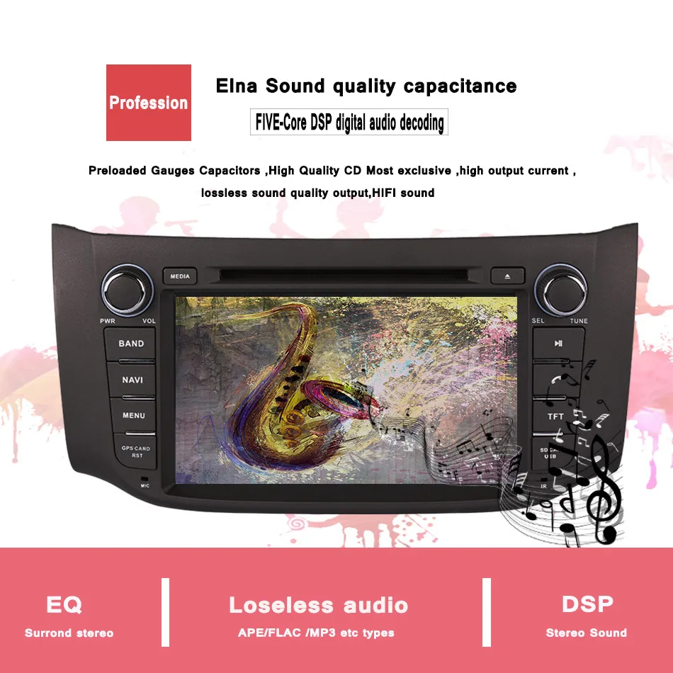 Автомобильный dvd плеер Octa core android 9. 0 4G + 64G для Nissan Sylphy B17 Sentra 10 2012 автомобильный