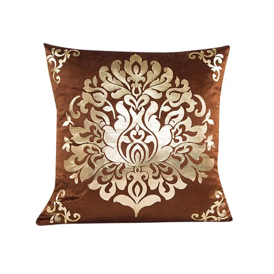 pillow Sofa Waist Throw Cushion Cover Home Decor Browncushion cover