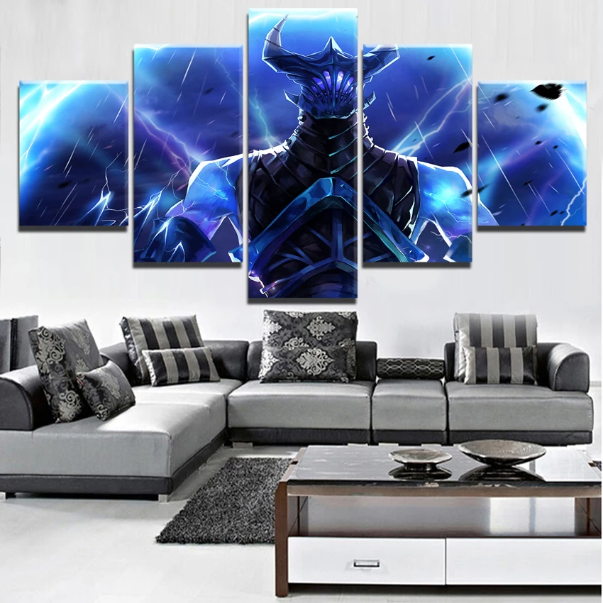 Modern Decor Canvas Home Decorations Wall Art For Wall Decor DOTA 2 Game 5 Pieces Paintings on Canv