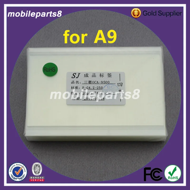 50 шт./лот 250um для Mitsubishi OCA оптическая прозрачная двусторонняя клейкая лента sticke для galaxy A3 A5 A7000 A8000 A9000