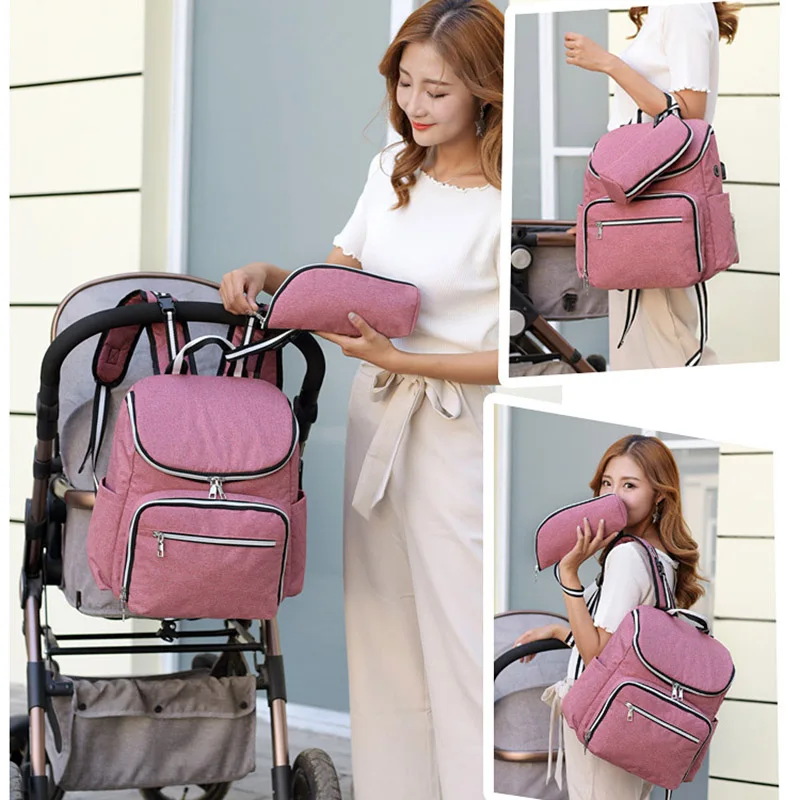 

Mommy Diaper Backpack Baby Care Bags Colorful Multifunction Outdoor Stroller Travel Stroller Nursing Nappy Land Diaper Backpack