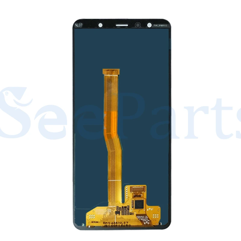 para Samsung Galaxy Lcd com Moldura da Tela de Toque Digitador Assembléia Substituir 100% Teste Lcd a7 2020 Sm-a750f A750f A750 9 Para samsung galaxy a7 2018 SM-A750F a750f