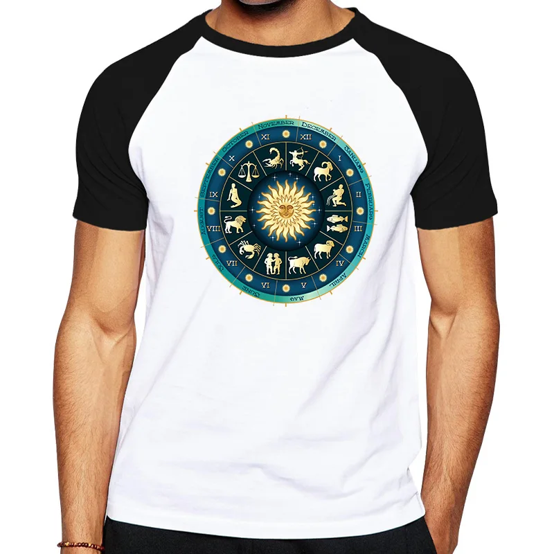 Серия Twelve concellations футболка с принтом астрология удобная мужская мода дизайн Таро