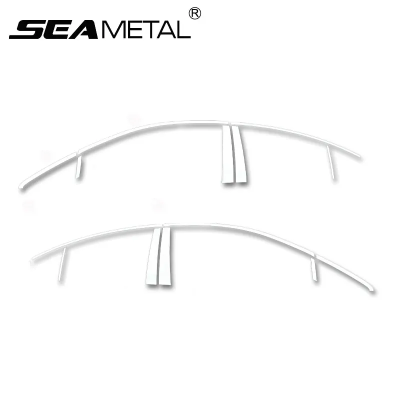 

For RU KIA Cerato K3 2018 2017 2016 Car Styling Windows Strips Auto Window Stainless Steel Strip Door Car-styling Accessories