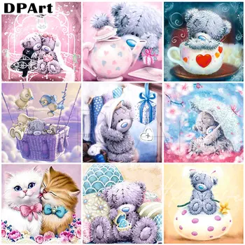 

Diamond Painting Full Square/Round Drill Cartoon Baby Bear 5D Daimond Embroidery Cross Stitch Kit Mosaic Rhinestone Picture A033