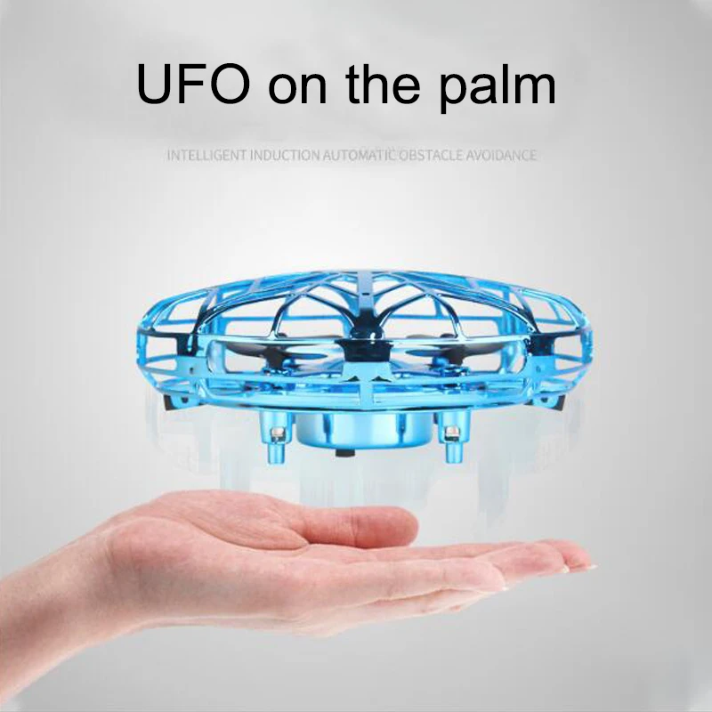 

Cross-border hot sale gesture UFO induction aircraft suspension intelligent mini four-axis drone interactive induction mini toy