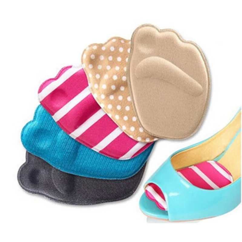 

Foot Heel Protector Cushion Pads Soft T-Shape Grips Liner Arch Support Orthotic Shoes Insert Insoles for Women Random Color