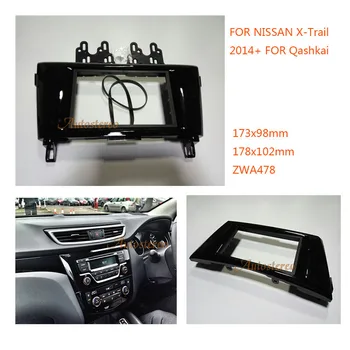

Car DVD/CD Radio Stereo Fascia Panel Frame Adaptor Fitting Kit for NISSAN X-Trail, Qashkai 2014+