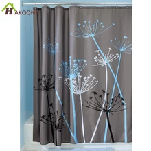 HAKOONA Dandelion Pattern Shower font b Curtains b font Waterproof Polyester Hotel Home Bathroom Shower font