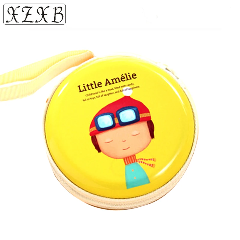 

Fashion Hot Sell Coin Purse Pouch Female Purse Cute Cartoon Creative Boy Girl Round Chain Money Bag Mini Zero wallet key Case