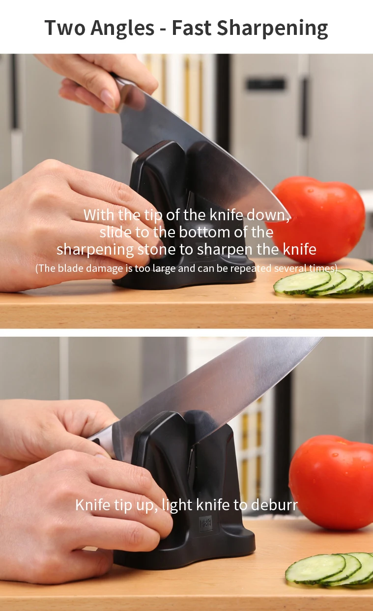 Newest Xiaomi Huohou Tungsten Steel Kitchen Professional Sharpener Singelhuvud Mi Sharpen Home Sharpener Tool Knives Accessories (4)