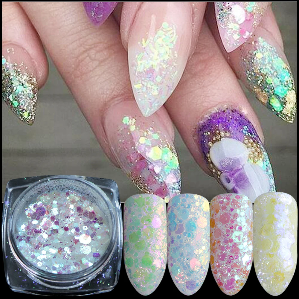 Mermaid Flakes Nail Sequins1