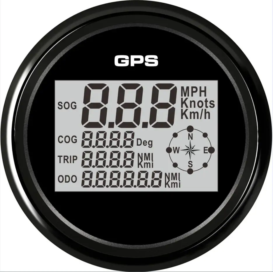 Спидометры GPS 0 999 1 шт. 85 мм цифровые скоростные одометры измерители расстояний Sog