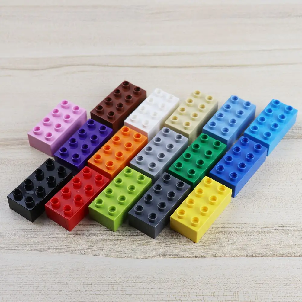 30 шт./лот большие строительные блоки кирпичи 2X4 обучающие игрушки для детей