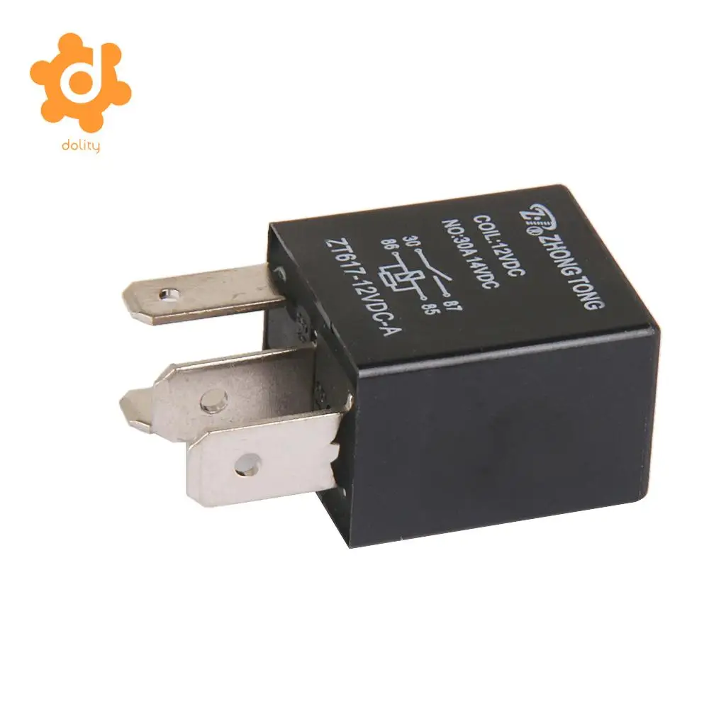 Car Truck Auto Automotive DC 12V 30A 30 AMP SPST Relay Relays 4 Pin 4P High 40A coil capacity New High Quanlity